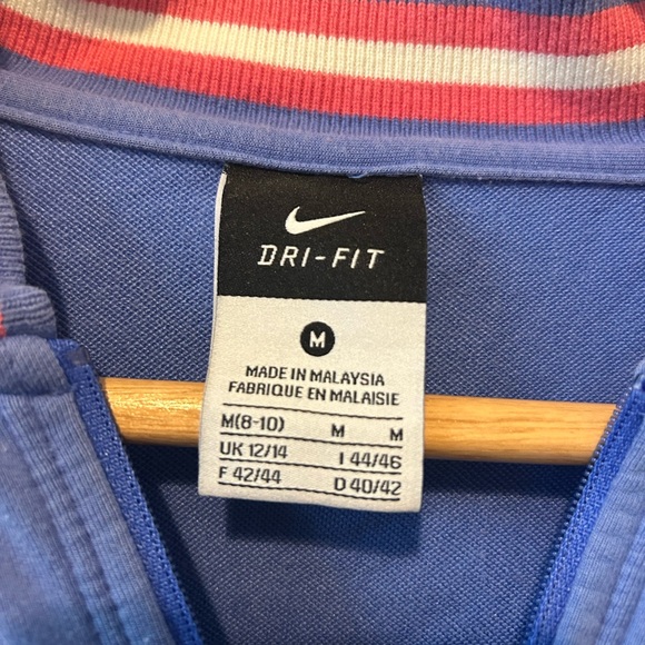 Nike Y2K Style Women’s Jacket - Blue with Red and White Accents - Picture 3 of 10